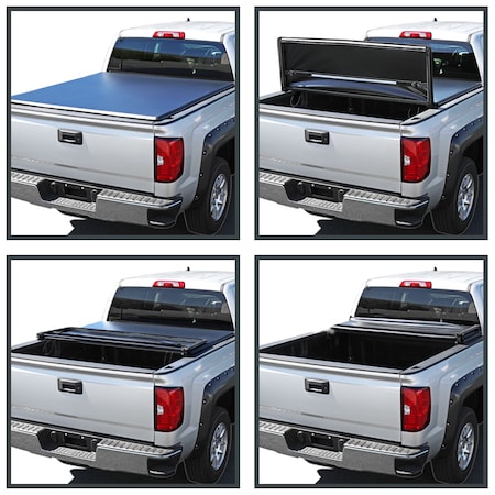 SPEC-D TUNING 02-08 Dodge Ram 6.4 Feet Bed Trifold Tonneau Cover TC3-RAM02-65-MP